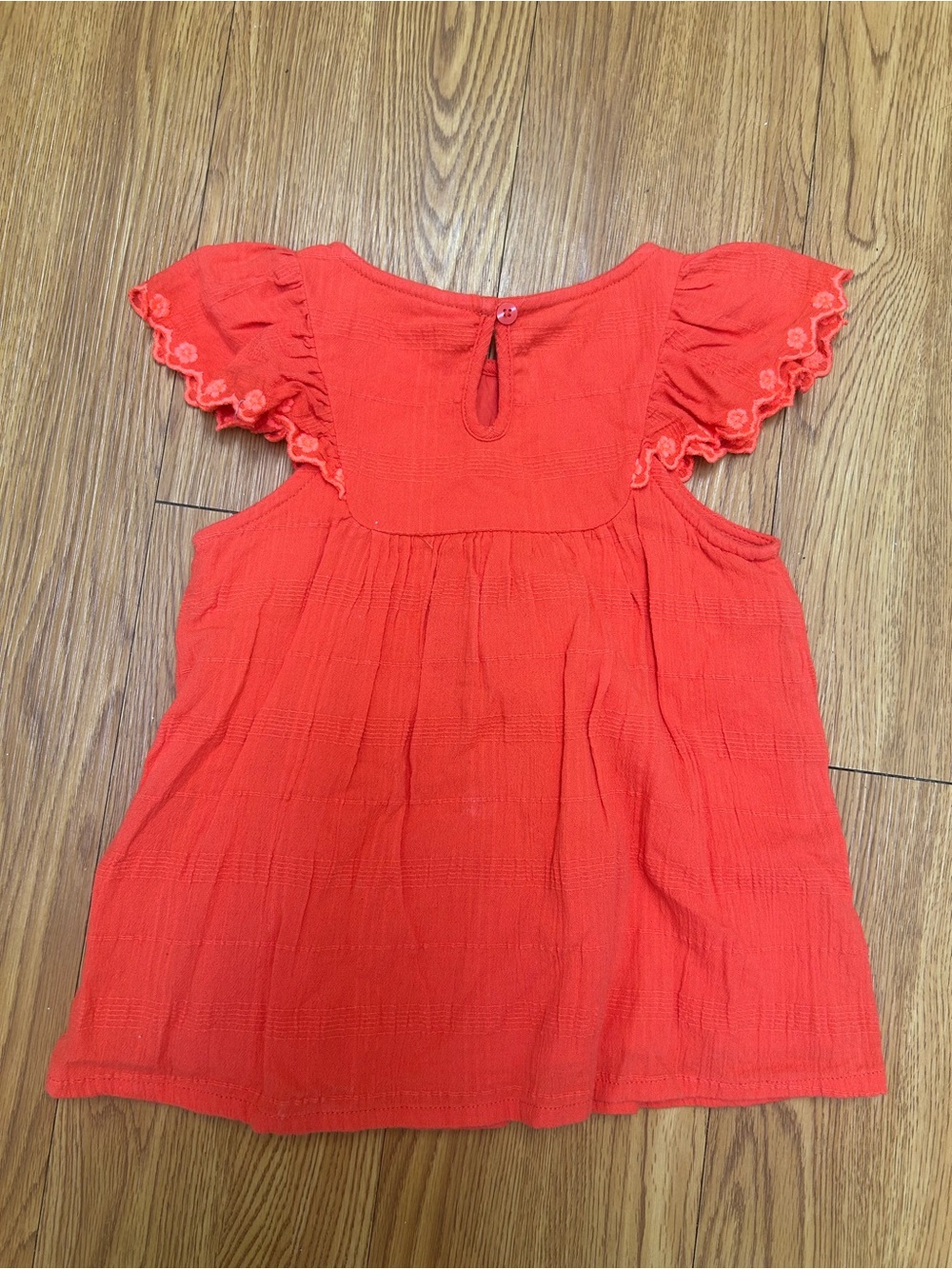 Girls Ruffle Sleeve Top - Picture 2 of 2